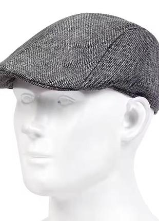 Конопляная легкая плоская кепка реглан с козырьком на лето