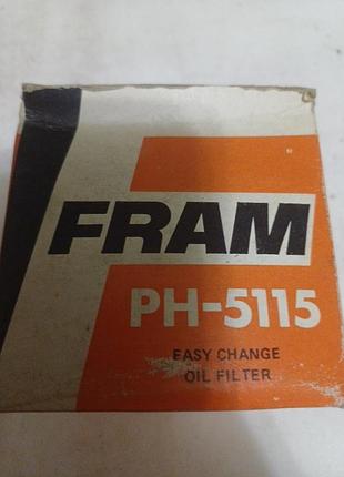 Фільтр мастила fram ph5115, аналог knecht oc272, gm 93156659.