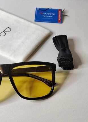 🕶️🕶️ graffito sunglasses black and yellow 🕶️🕶️