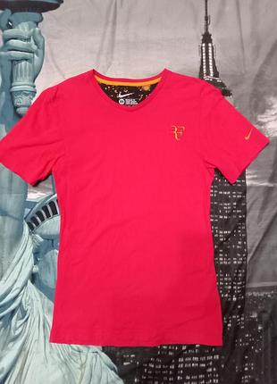 Nike roger federer organic cotton vnk 611763-602. футболка.