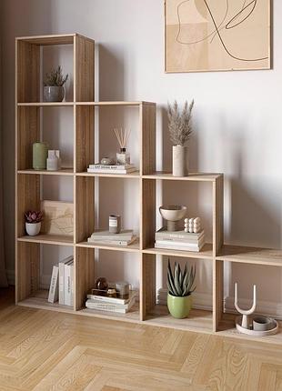 Стелаж м-зон джеко 1420 сонома (mzn-031005)