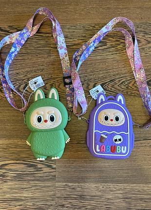 Лабубу,labubu дитяча сумка, лабубу, labubu детская сумка силиконовая