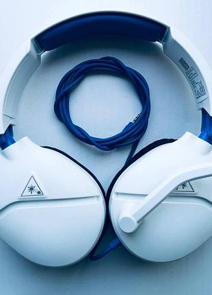 Игровая гарнитура turtle beach recon 70 white для ps4/pc, с микрофоном, проводная, б/у