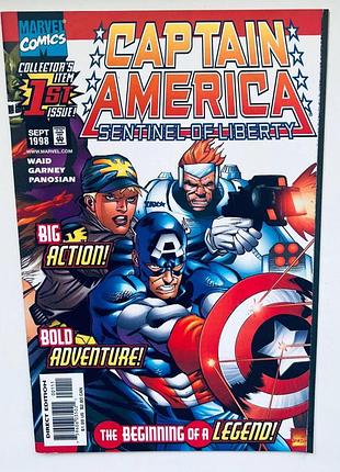 Комикс marvel comics - captain america sentinel of liberty №1 – 1998 – 40 страниц, б/у