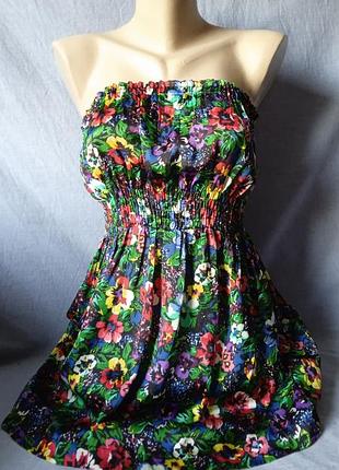 Платье короткое