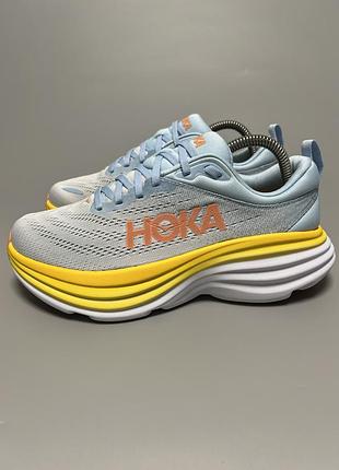 Бігові кросівки на широку ногу hoka one one bondi 8 wide оригінал