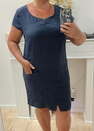 Лляне (льон) плаття, р.48-50 ( l)