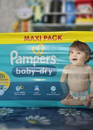Pampers baby dry 4 maxi (9-14 кг), 106 шт.