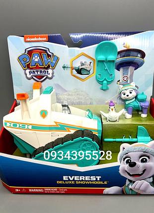 Щенячий патруль снігохід евереста автомобіль paw patrol everest deluxe snowmobile spin master оригінал еверест