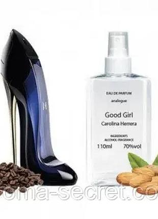 Парфюмированная вода carolina herrera good girl. 110 ml
