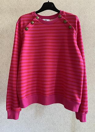 Яркий свитшот в полоску laredoute 100% хлопок