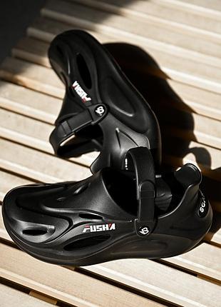 Кроксы scarht черные дл7156(k8 - 00)