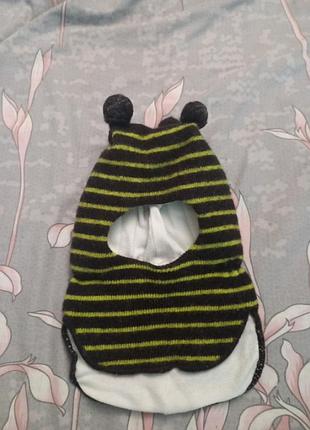 Шапка шлем детская