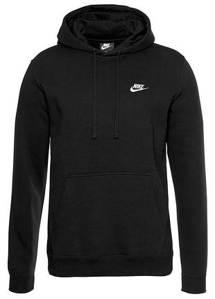 Nike club swoosh pullover hoodie 804346-010 толстовка худи кофта оригинал капишонка xxl