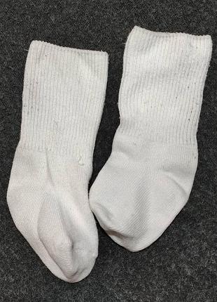 Белые носки-гольфы 56-68р 392