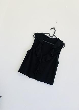 Топ с рюшами zara л