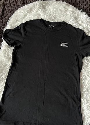 Чоловіча футболка з принтом “yesterday today tomorrow”