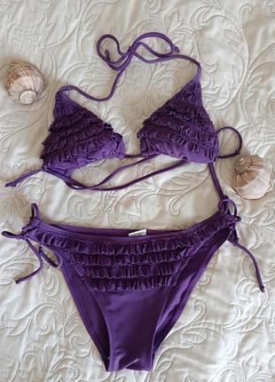 Купальник раздельный фиолетовый 💜