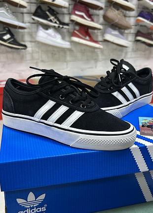 Жіночі кеди adidas adi ease skateboarding 36 р чорно-білі класичні бу