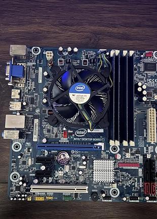 Ігровий комплект материнська плата intel h55 + intel xeon x3440 аналог i7-860 + 8gb ddr3 оперативна пам'ять