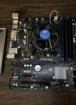 Ігровий комплект материнська плата asus + intel core i7-3770 + 16gb ddr3 набір для комп'ютера комп'ютер