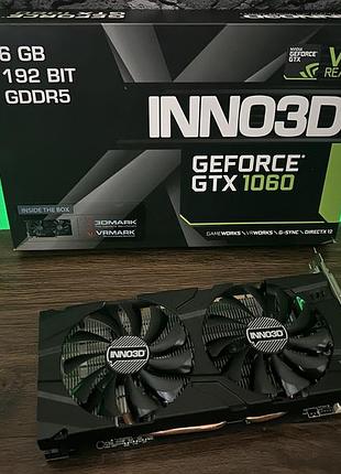 Відеокарта inno3d geforce gtx 1060 6 gb gddr5 б/у