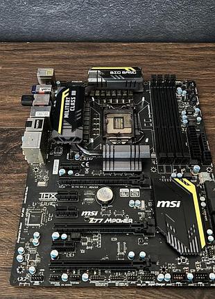 Материнская плата msi z77 mpower (s1155, intel z77) б/у