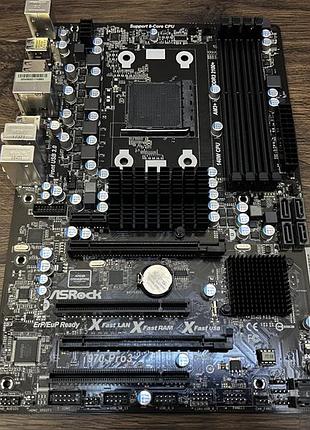 Материнская плата asrock 970 pro 3 (socket am3+, amd 970) б/у