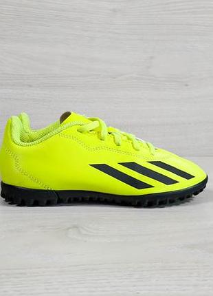 Детские футбольные сороконожки adidas x crazyfast club tf оригинал, размер 31.5