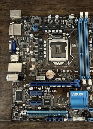 Материнская плата asus p8h61-m le usb3 (s1155, intel h61)