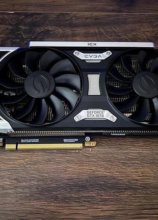 Відеокарта evga gtx 1070 8gb (08g-p4-6573-kr) б/в