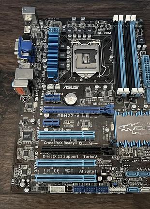 Материнська плата asus p8z77-v lx (socket 1155, intel z77)