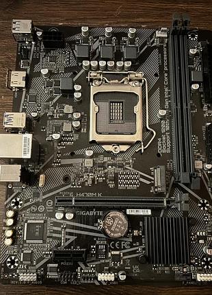 Материнская плата gigabyte h470m k (s1200, intel h470) б/у
