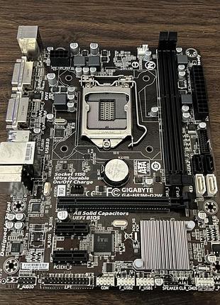 Материнская плата gigabyte ga-h81m-d2w (s1150, intel h81) б\у