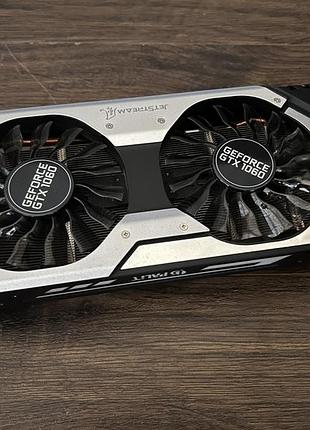 Відеокарта palit geforce gtx 1060 6 gb gddr5 jetstrim б/у