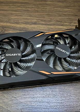 Відеокарта gigabyte geforce gtx 1050 ti oc 4gb gddr5 б/у