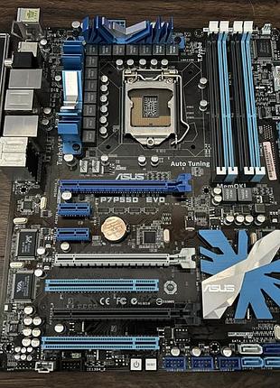 Материнская плата asus p7p55d evo (s1156, intel p55 express) б\у