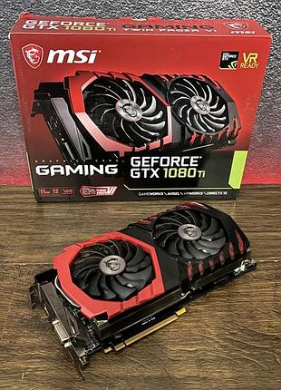Відеокарта msi geforce gtx 1080ti gaming 11gb (geforce gtx 1080 ti gaming 11g) б/в