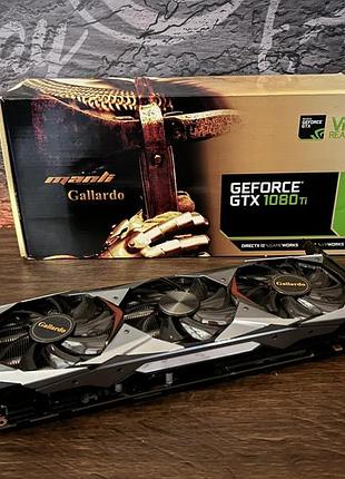 Відеокарта gallardo gtx 1080ti 11gb gddr5x б/в