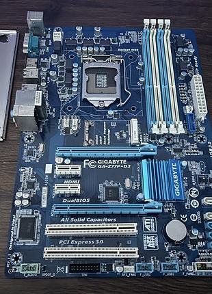 Материнська плата gigabyte ga-z77p-d3 (socket 1155, intel z77)