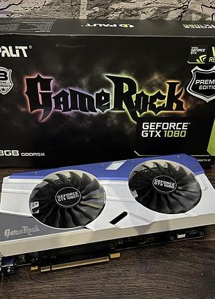Відеокарта palit geforce gtx 1080 gamerock 8 gb gddr5x б/у