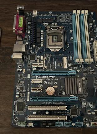 Материнская плата gigabyte ga-z68ap-d3 (socket 1155, intel z68)