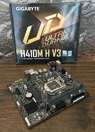 Материнська плата gigabyte h410m h v3 (socket 1200, intel h410) б/в