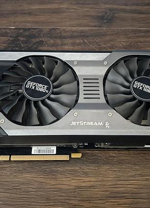 Відеокарта palit geforce gtx 1080 ti super jetstream 11gb gddr5x (neb108ts15lc-1020j) б/у