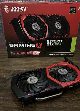 Відеокарта msi gtx 1050 gaming x 2gb gddr5 (geforce gtx 1050 gaming x 2g) б/в