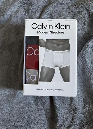 Мужские боксеры calvin klein modern structure
