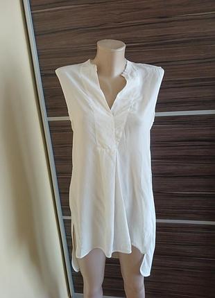 Шелковая туника, блузка удлиненная sandro