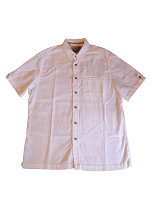 Рубашка - тенниска мужская белая 100% хлопок horth coast m&amp;s