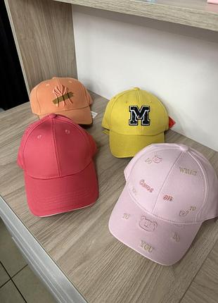 Картузи кепки дитячі для дівчат 52-54 см