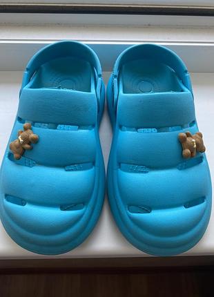 Крокси дитячі блакитні